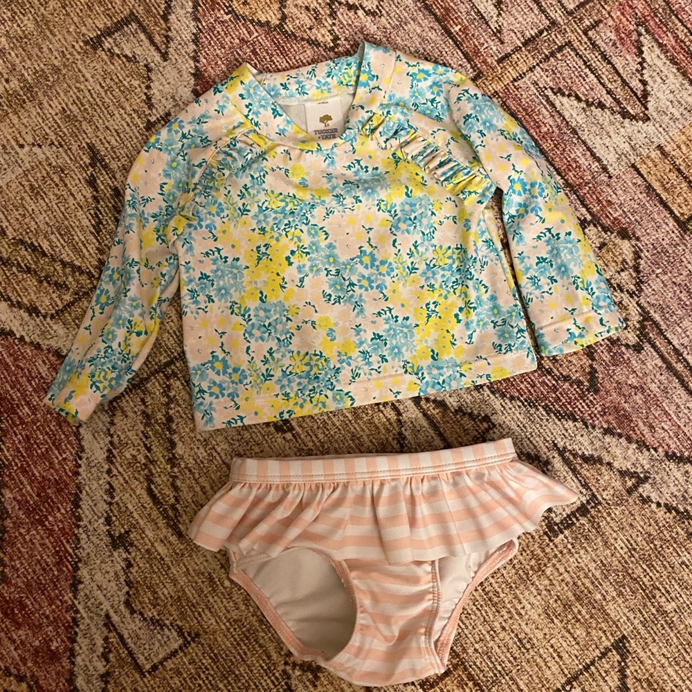 Tucker and Tate 0-3M two piece swim